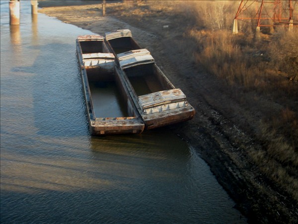 Abandoned Barges