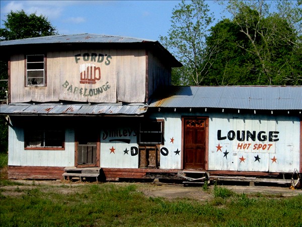 An abandoned juke joint in far southern Louisiana. Shot with my Canon S200.