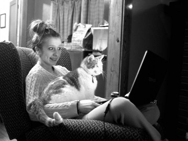Day 143: A Girl and Her Cat
